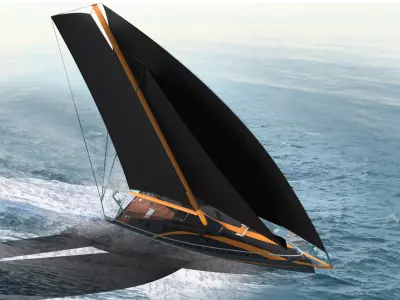 Racing Yacht 3D model