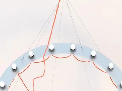 Centraal Museum Chandelier 3D model