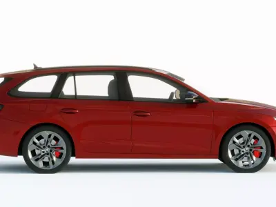 Skoda Octavia RS4 2020 3D model
