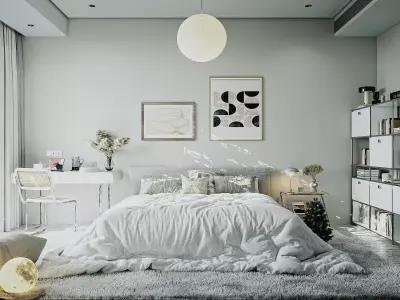 Bedroom Collection 08 For Unreal Engine 3D model