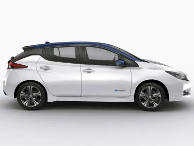 Nissan Leaf 2018 3D model