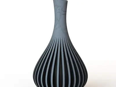 Vase D155x350 Free 3D model