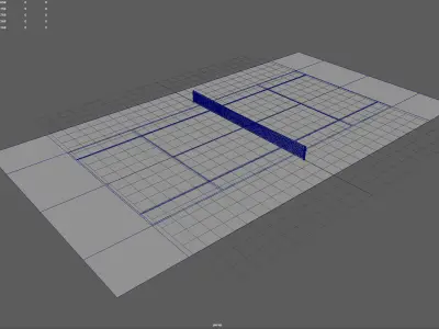 Tennis Court 3D model