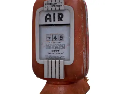 Air Pump Low-poly 3D model