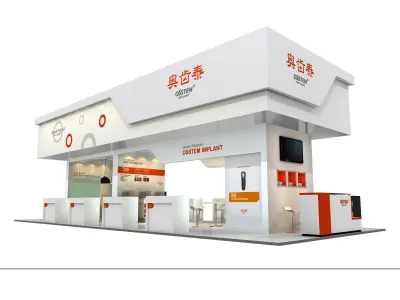 Booth - Area - 15X6-3DMAX2009-05 3D model
