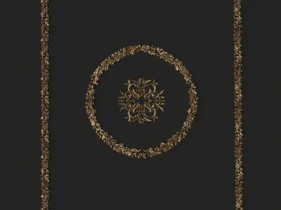 Classic decor ornament v-09 3D model 3D model