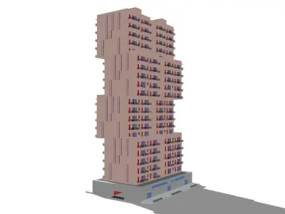 Residential Apartment 02 3D model