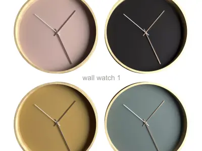 wall watch 1 3D model