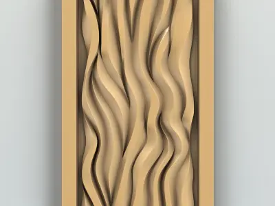 Wall Panel 005 3D model