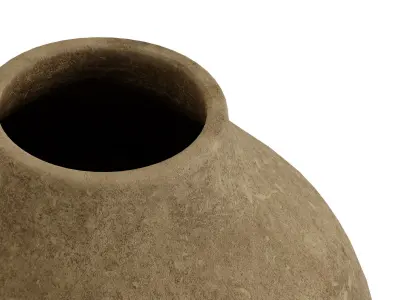 Uneven ceramic vase 3D model
