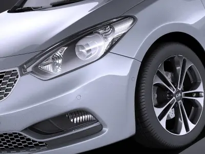 Kia Cerato k3 forte 2016 VRAY 3D model