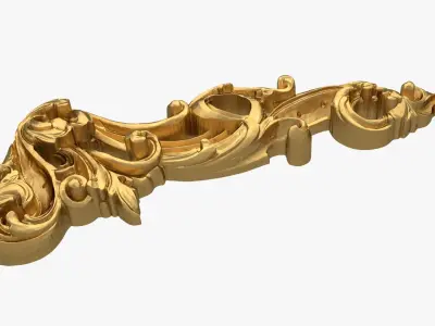 Classic decor ornament 251 3D model