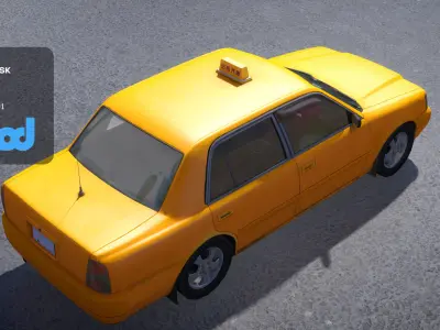 TW Taxi 001 3D model