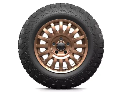 Offroad Car Wheel 3 3D model