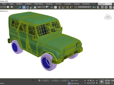 uaz  hunter 3d model 3D model