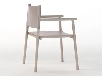 Emu Terramare Easy Dining Suede Leather Armchair   3D model