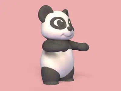 Panda Holder 3D print model