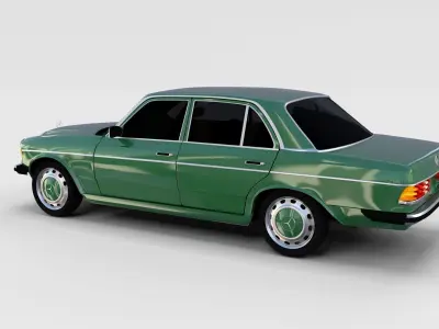 Mercedes-Benz W123 rev 3D model