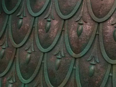 Architectural Metal Roof Skylight With Roof Tiles 0011 25 3D model