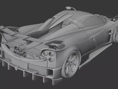 Pagani Huayra 3D print model