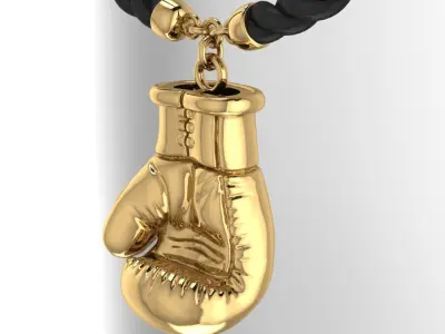 right gloves boxing version 2 3D print model