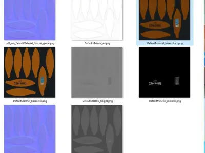 Basketball ball Low-poly 3D model