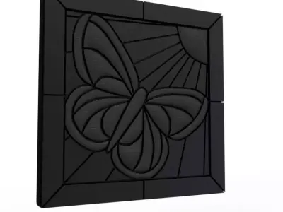 Butterfly Decor 3D print model