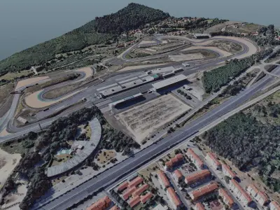 Estoril Racing Circuit 3D model