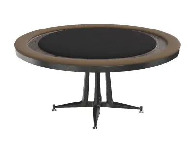 District Eight Poker Table 3D model