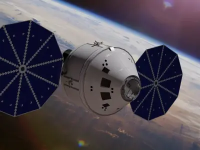 Crew Exploration Vehicle Space Capsule CEV Low-poly 3D model