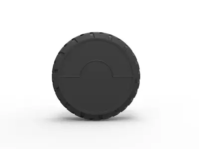 Offroad wheel 4 3D print model