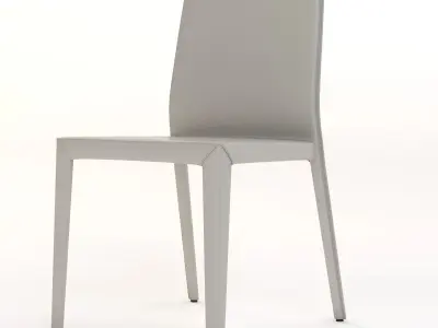 Design Depot Margot Dc23 Leather Chair 3D model