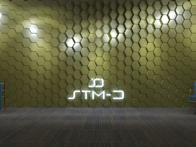 STM-D hexagon wall parametric model 120 3D model