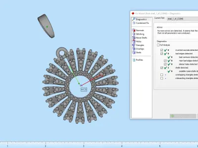 Palm pendant model 940 3D print model