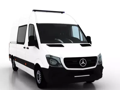 Mercedes Benz Sprinter L2H2 2015 Ambulance EU 3D model