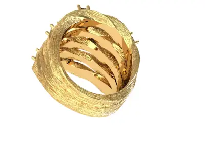 multi layer vine ring 3D print model