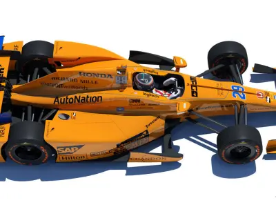 Indycar Alonso 2017 3D model