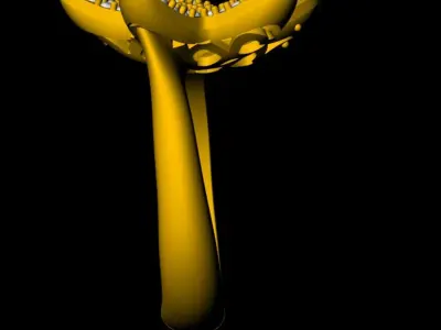 Starfish Ring 3D - 0015 3D print model