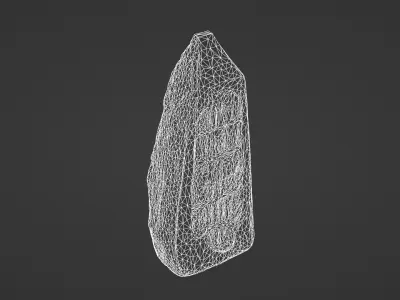 Ancient Egyptian Obelisk Fragment 3D model