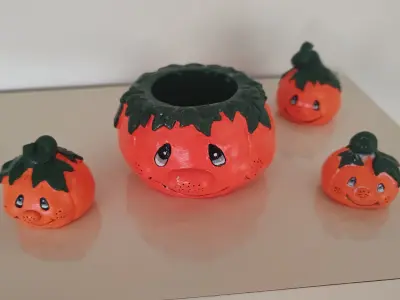 pumpkin family 9 pcs full set 3D print model