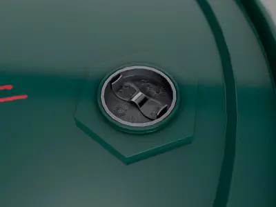 Realistic BP Barrel 3D Model Low-poly 3D model