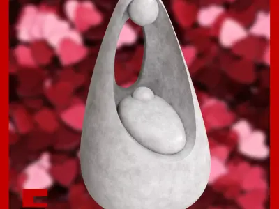 Love Sculpture Home Decoration Valentines Day Gift Couple Gifts 3D print model