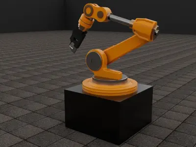 Car Assembly Equipment Tool Low-poly 3D model