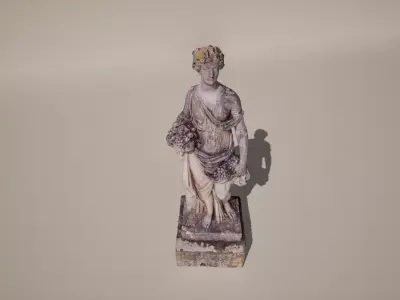 Ancient Goddess Statue 3D model