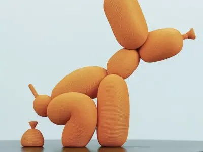 BALLOON DOG 3D print model