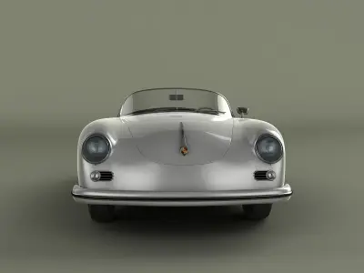 Porsche 356 A speedster 1957 3D model