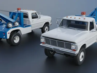 F-350 Wrecker 1969 3D print model