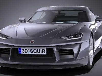 Generic SportCoupe 2017 3D model