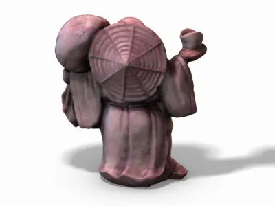 Buddha - Photoscanned Pbr Low-poly 3D model