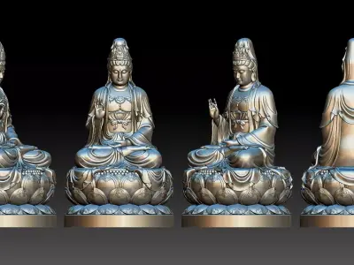 Guanyin   3D print model